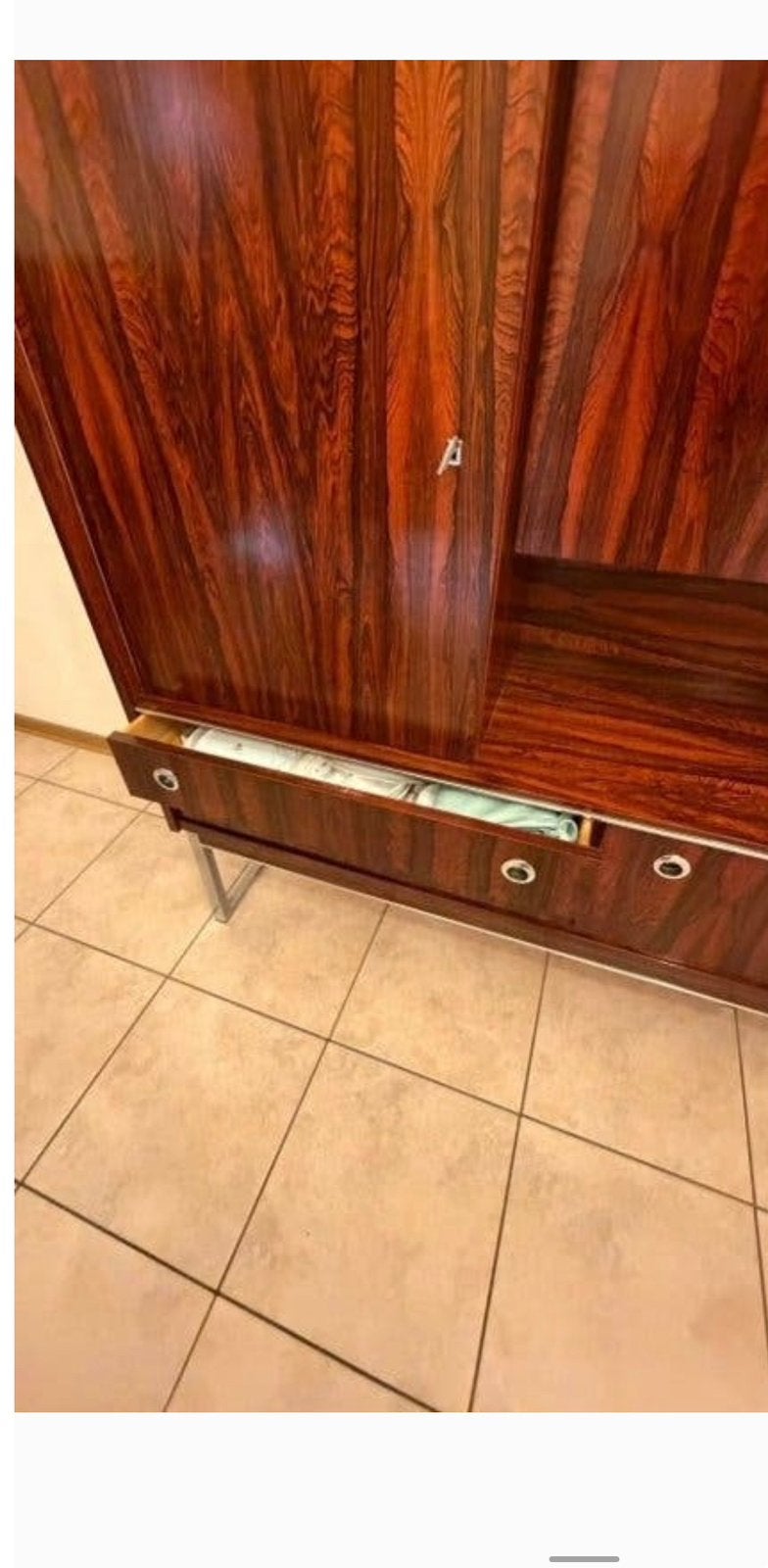2 vintage designkasten in palissanderlook | Bijpassende set, Ophalen, Zo goed als nieuw
