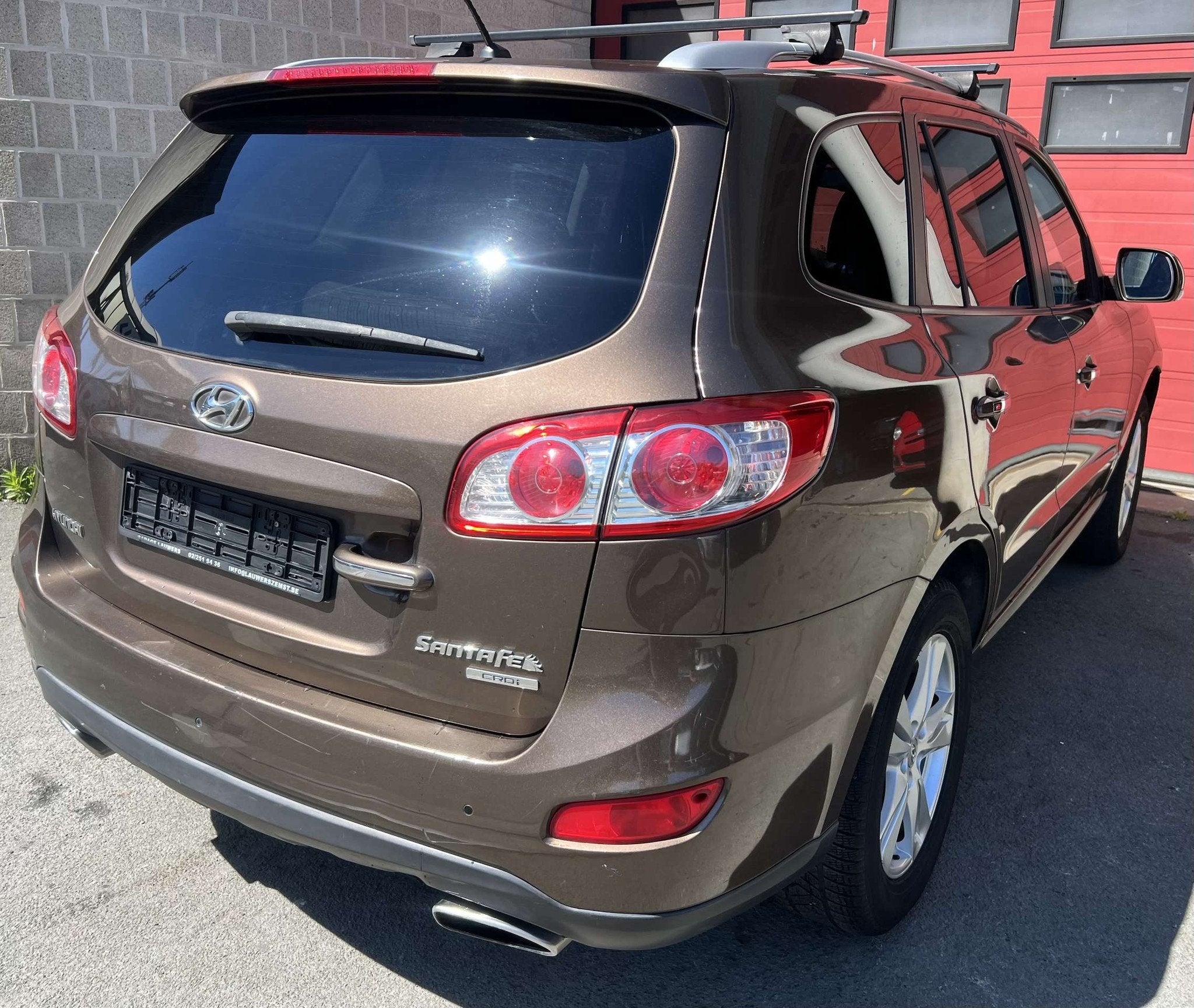 Hyundai Santa Fe 2.0 CRDi Lounge 7 PLACES + CUIR + CLIM, Autos, Hyundai, Cuir, Euro 5, 110 kW, Entreprise