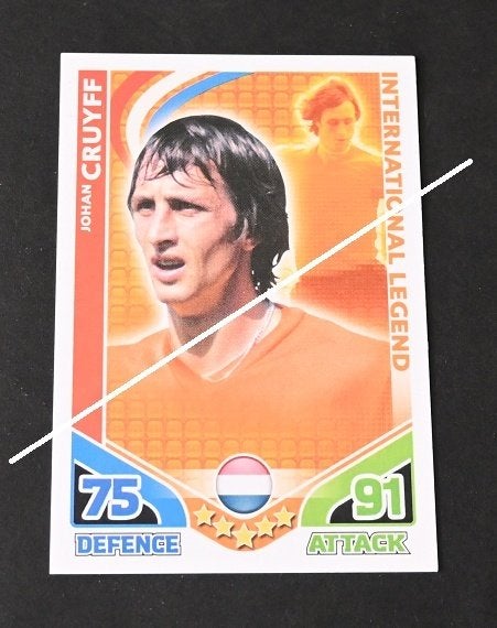 Topps Match Attax World Cup 2010 Pays-Bas Johan Cruyff Map, Enlèvement ou Envoi, Neuf, Affiche, Image ou Autocollant