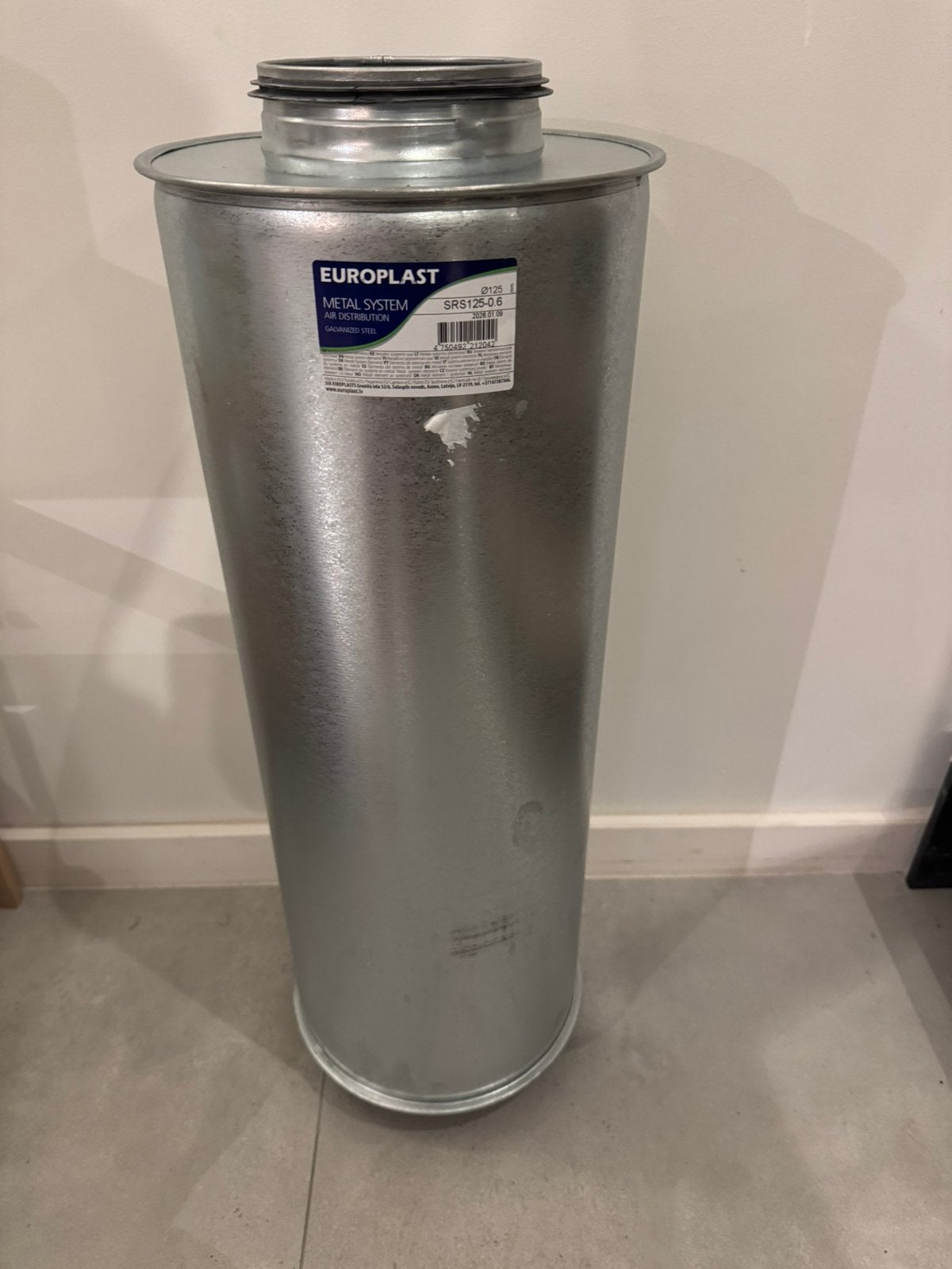 Geluidsdemper voor ventilatiekanaal, Ophalen, Nieuw