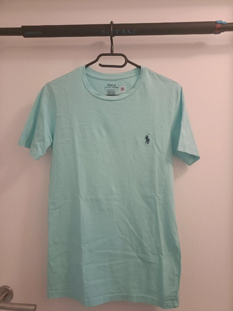 T-shirt vert menthe Polo Ralph Lauren Slim Fit – XS – neuf, Enlèvement ou Envoi, Comme neuf, Taille 34 (XS) ou plus petite, Vert