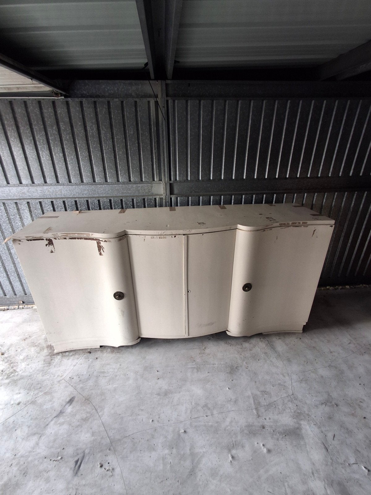 houten kast / buffetkast, Huis en Inrichting, Kasten | Buffetkasten, Ophalen, Gebruikt, 75 cm of meer, 200 cm of meer