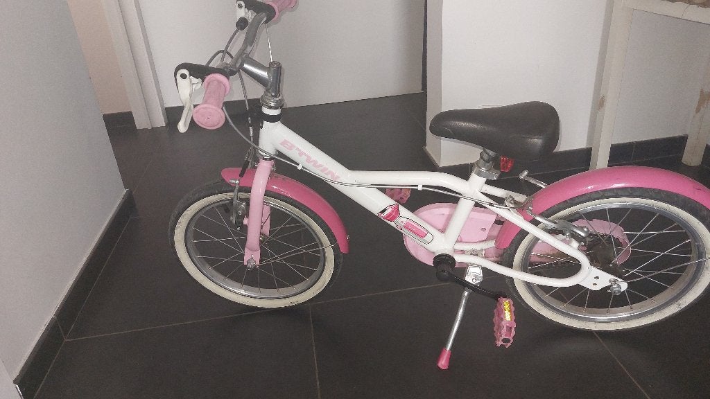 Kinderfiets, Ophalen, B-twin, Gebruikt, Handrem