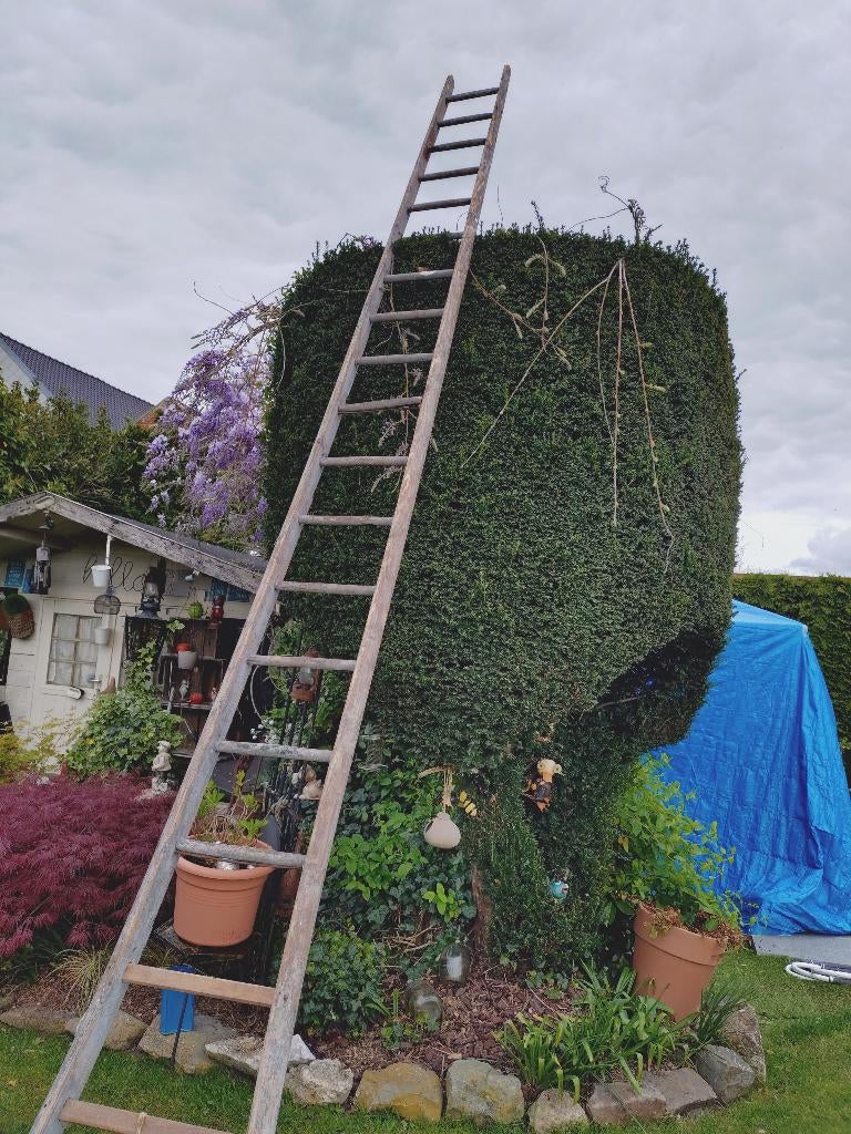 Oude houten fruitladders35€stuk, Ophalen, Gebruikt