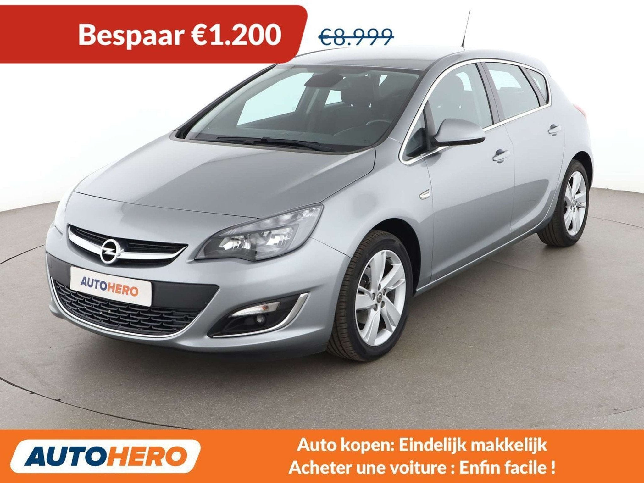 Opel Astra 1.4 Turbo Sport (bj 2015), Voorwielaandrijving, Euro 5, Stof, Gebruikt
