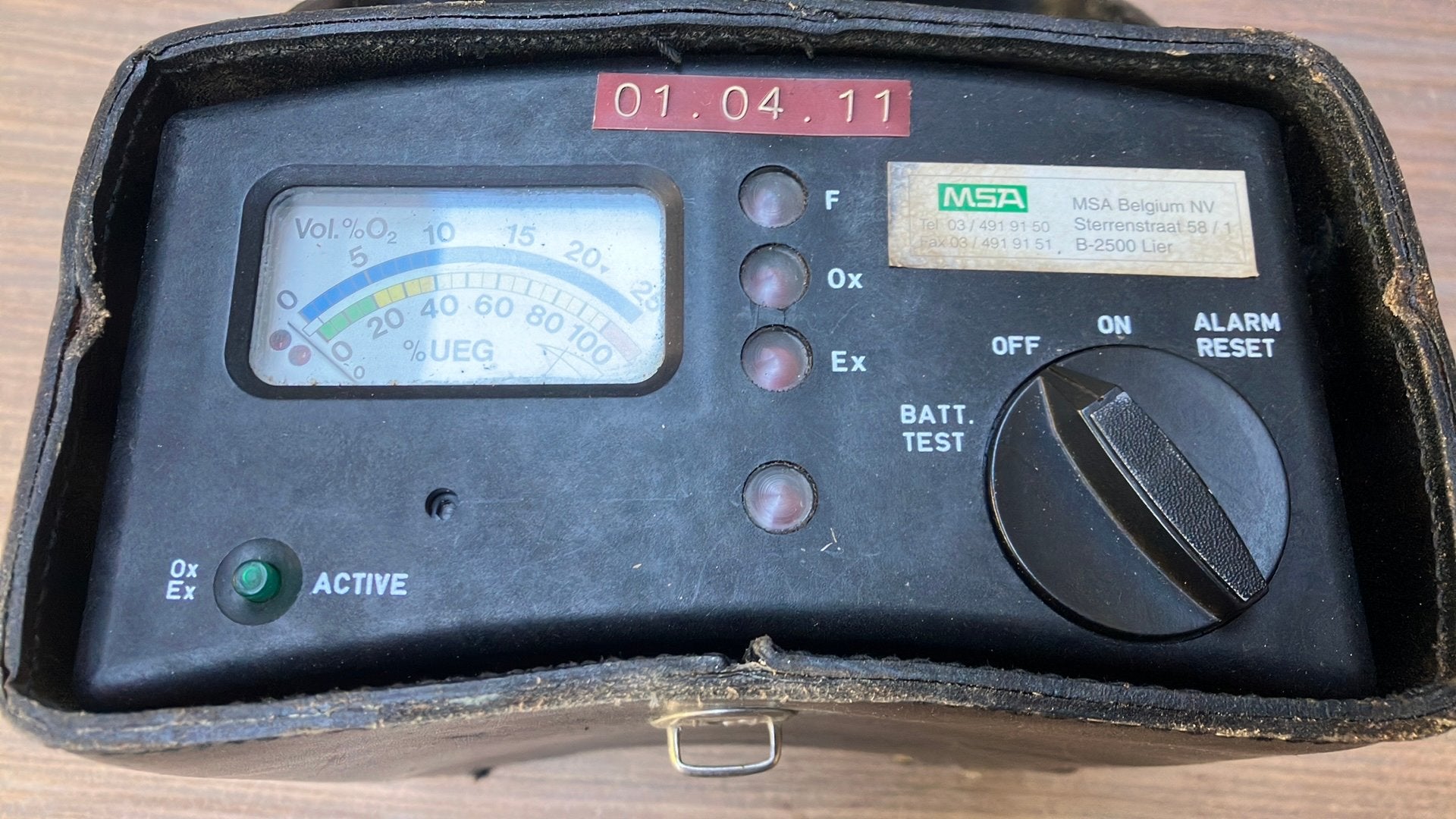 Ex-Ox-Meter type 6065 de la marque Auer., Bricolage & Construction, Instruments de mesure, Enlèvement ou Envoi, Utilisé, Autres appareils de mesure ou compteurs