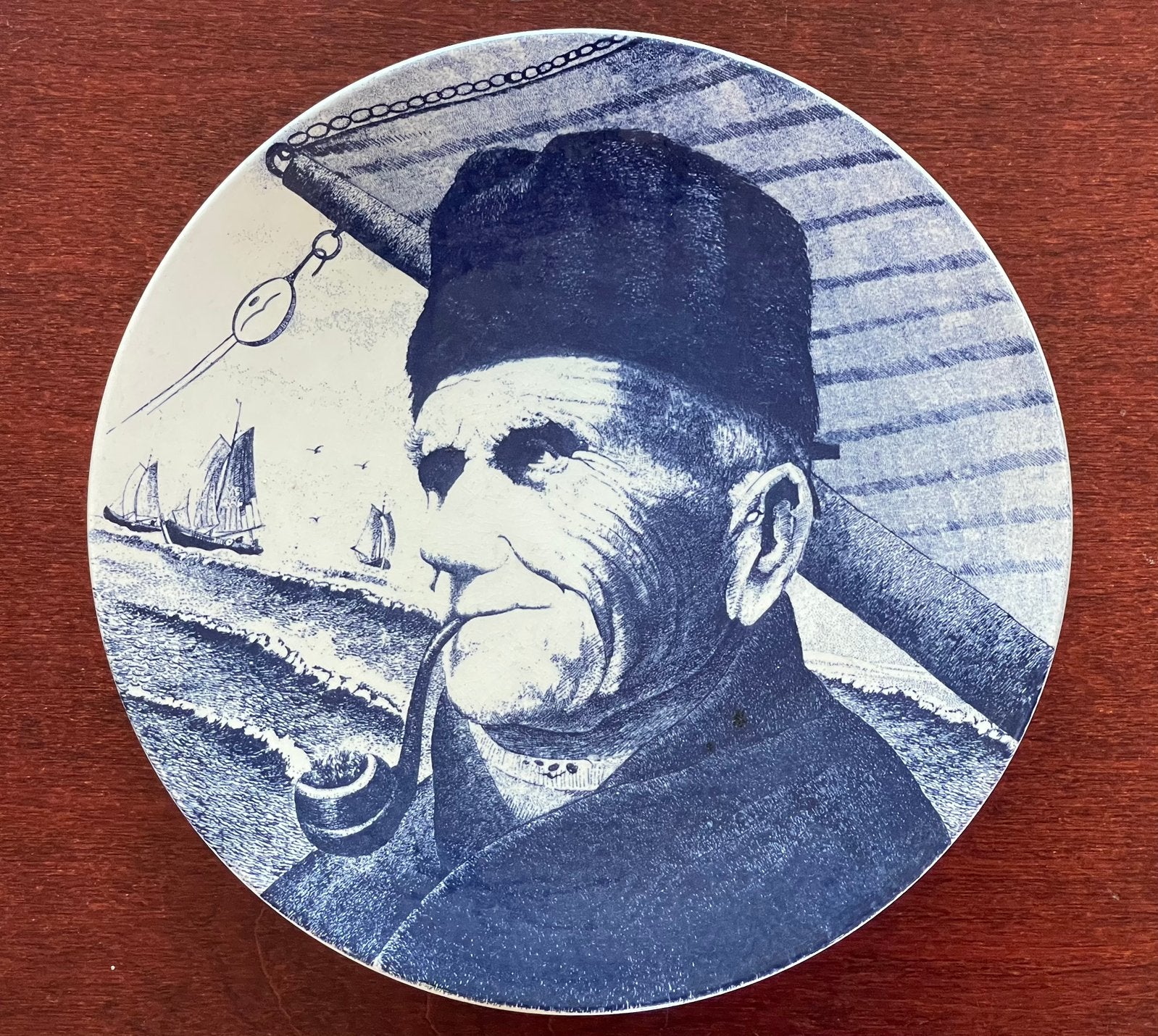 Bord Delfts blauw chemkefa, Ophalen