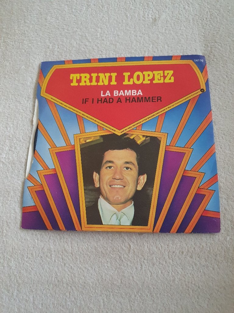 S - Trini Lopez – La Bamba / If I Had A Hammer, CD & DVD, Latino et Salsa, Enlèvement ou Envoi, 7 inch, Comme neuf
