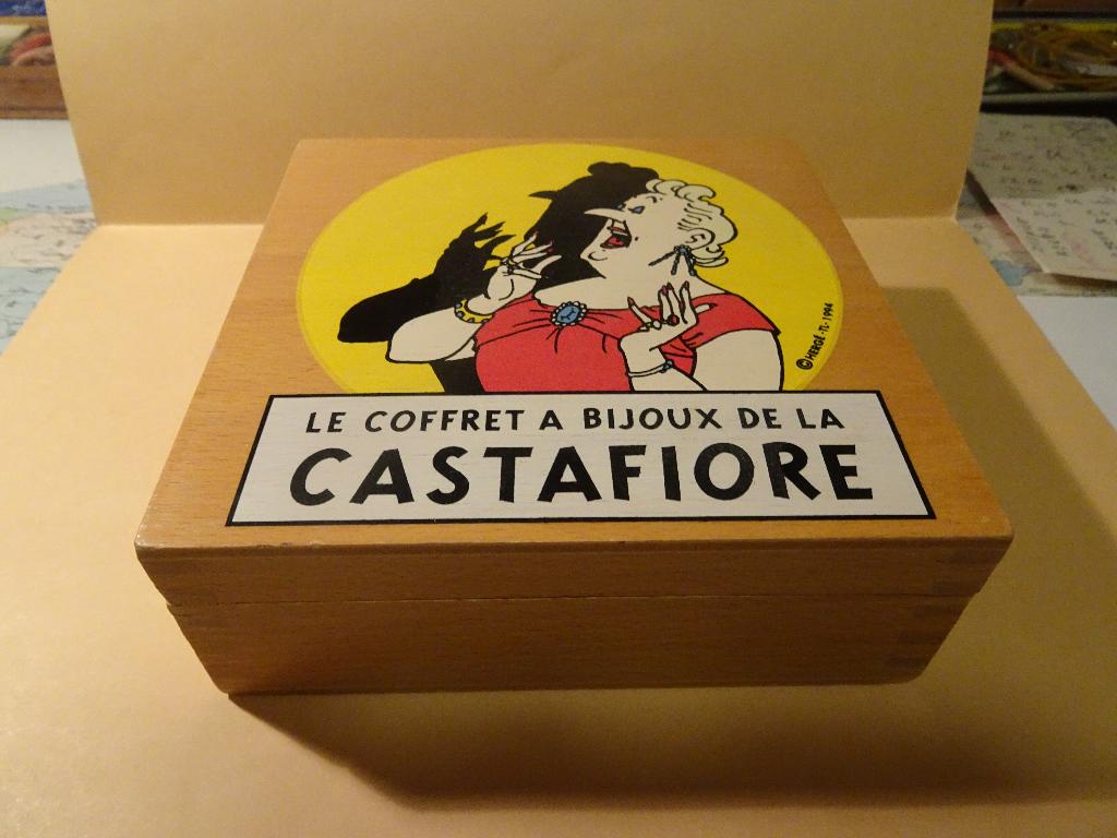 Le coffret à bijoux de la Castafiore - Tintin Vilac, Collections, Personnages de BD, Comme neuf, Ustensile, Tintin, Enlèvement ou Envoi