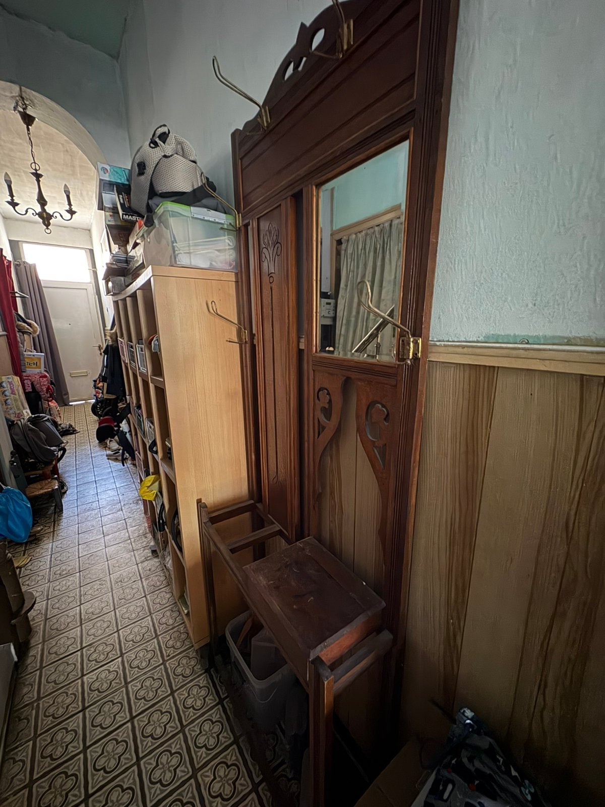 Porte manteau ancien, Antiquités & Art, Antiquités | Meubles | Armoires, Enlèvement