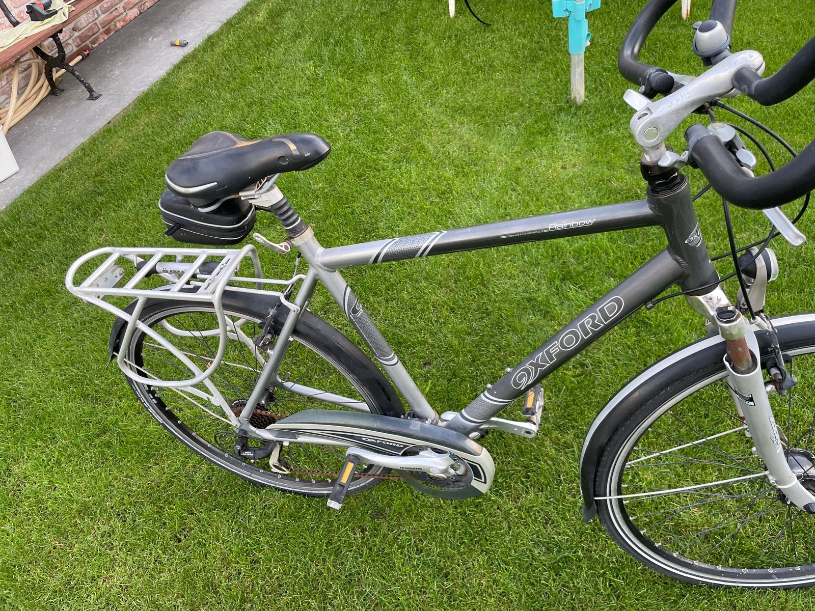 Oxford herenfiets, Fietsen en Brommers, Gebruikt, Vering, Velgrem, Meer dan 20 versnellingen
