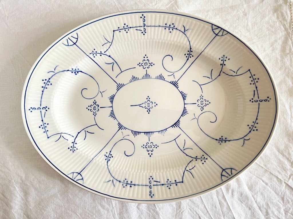 Plat ovale Boch Copenhague, Ophalen of Verzenden