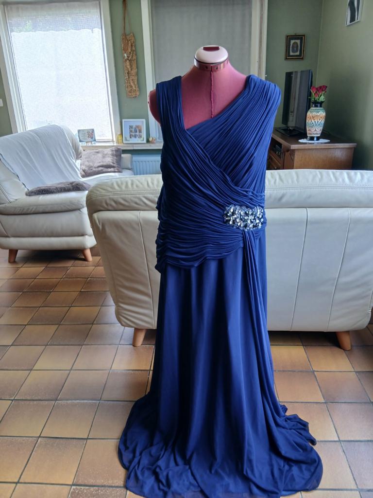Suitekleed, Kleding | Dames, Gelegenheidskleding, Ophalen of Verzenden, Blauw