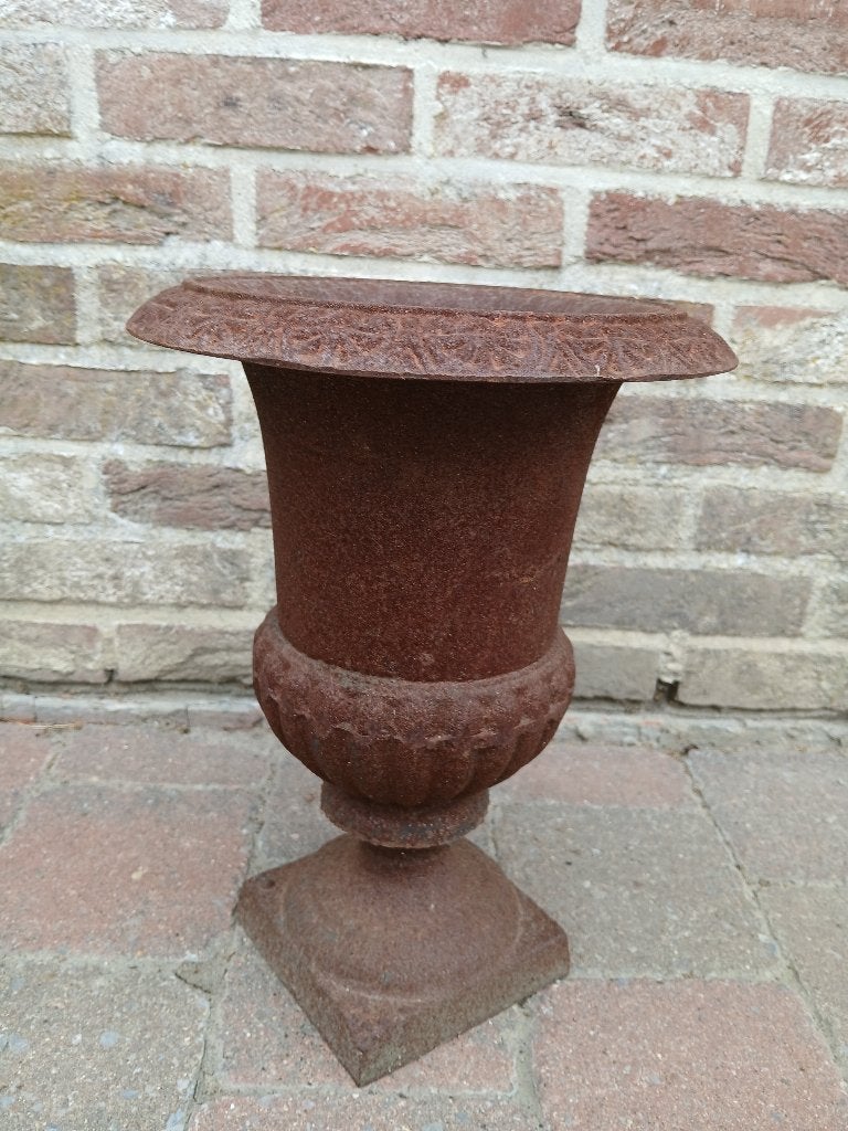 Gietijzeren tuinvaas, Tuin en Terras, Ophalen, Gebruikt