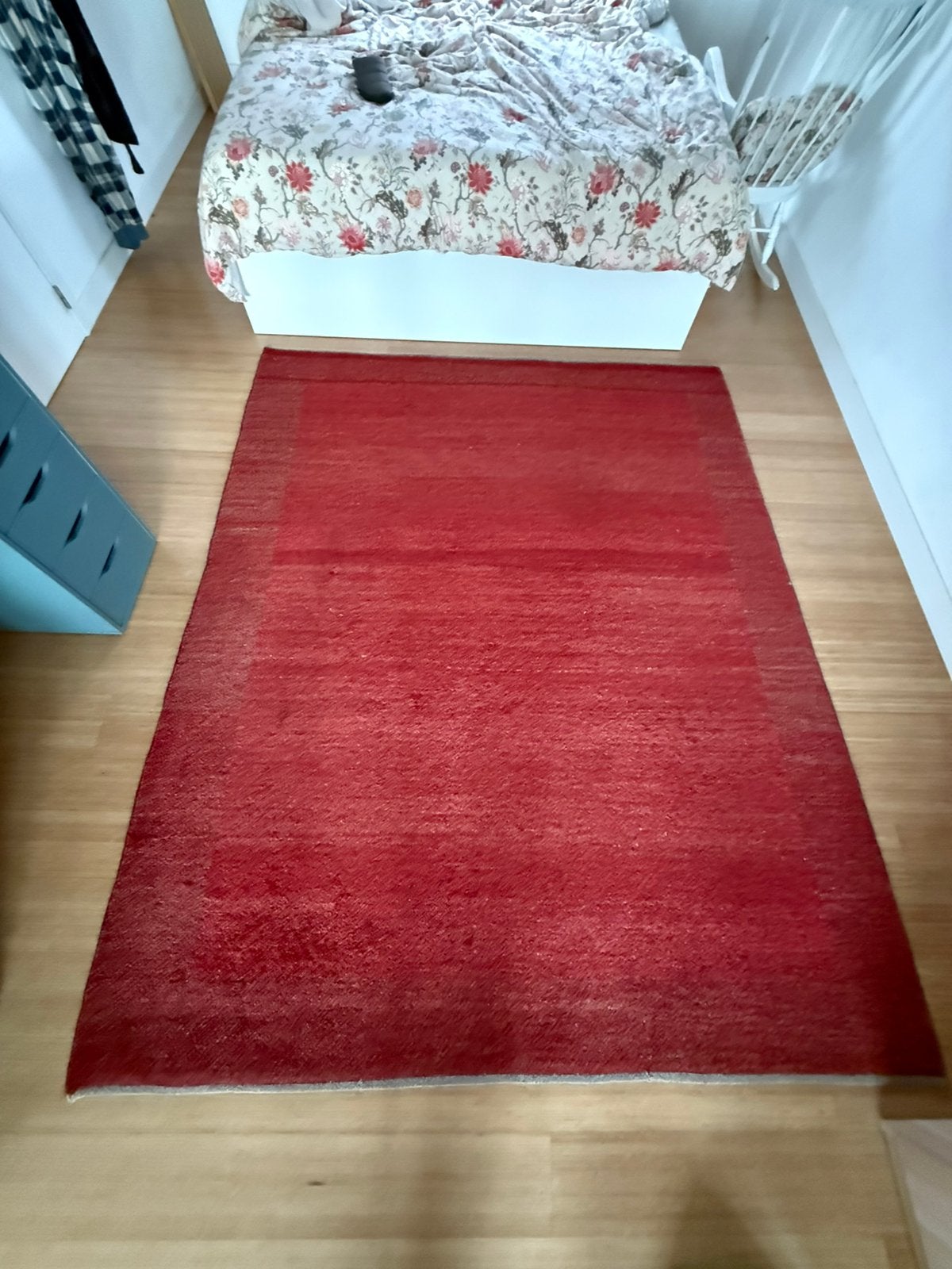 Gabbeh tapijt uit Iran, 100 % wol handgewoven met, Maison & Meubles, Rouge, 150 à 200 cm, Comme neuf, Iraanse anthieke handgeknoopte tapijt.