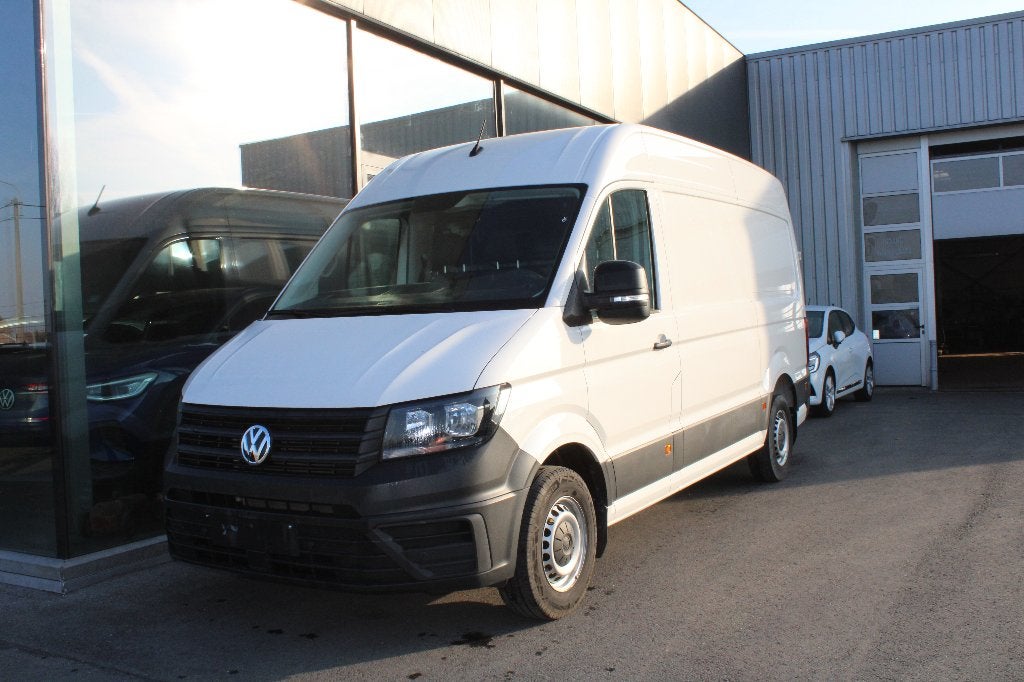 VOLKSWAGEN CRAFTER 2.0CR TDI L3H3-TOWBAR-3PL-CLIMATISEUR, Autos, 75 kW, Achat, Euro 6, Entreprise