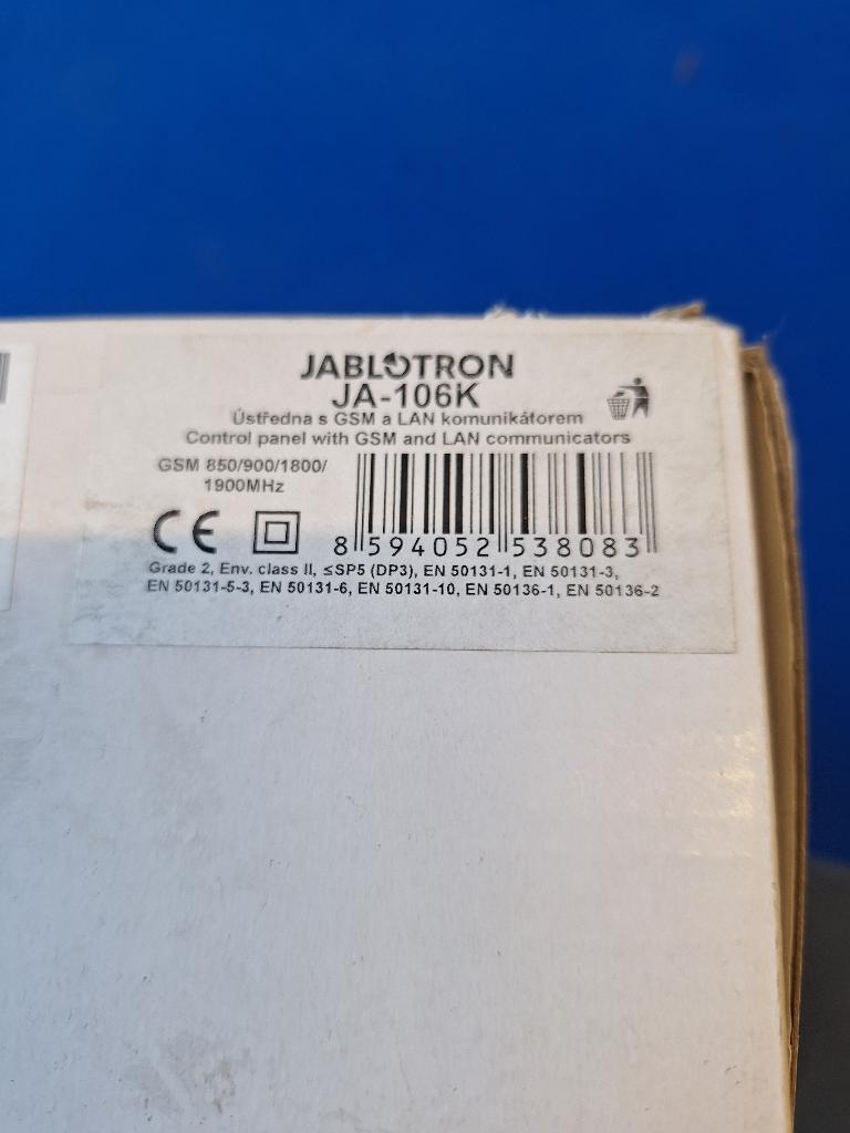 Alarmcentrale Jablotron JA106K, Doe-het-zelf en Bouw, Alarmsystemen, Nieuw, Overige typen, Draadloos, Ophalen
