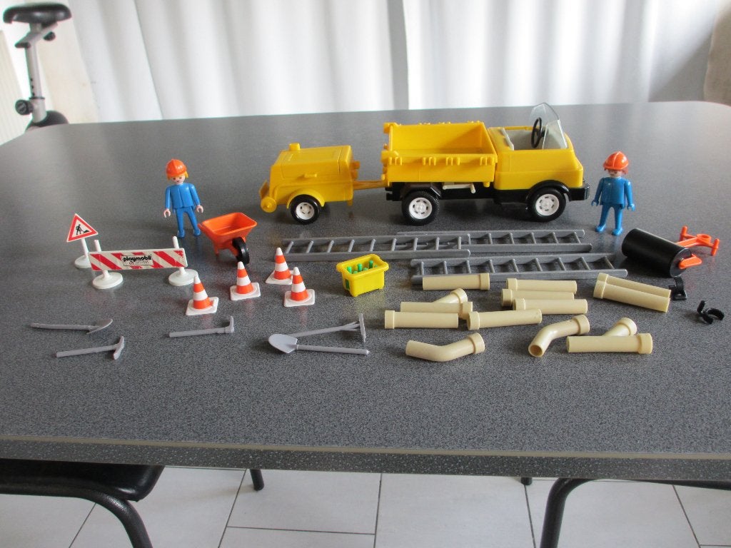 playmobil kiepwagen, Ophalen, Gebruikt