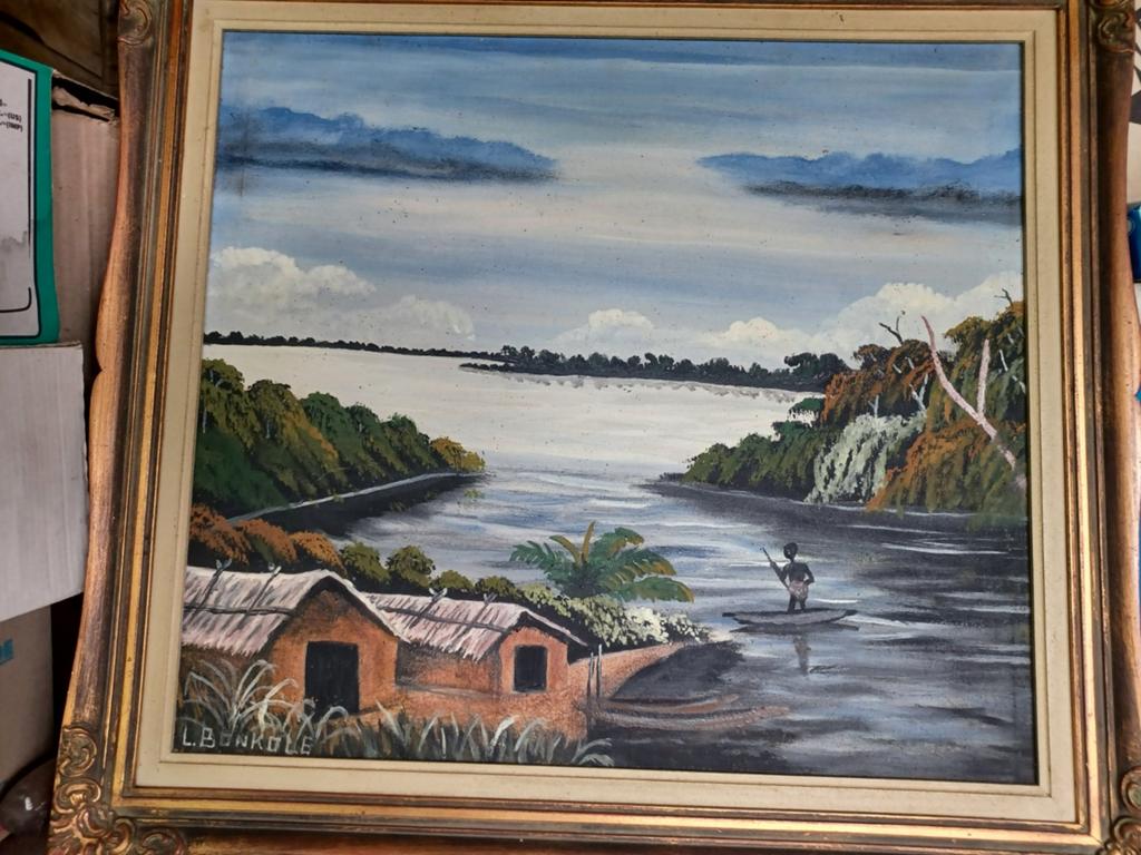 Congo 1945. 1960  kunstschilders Dombe en Bonkoli, Antiek en Kunst, Ophalen