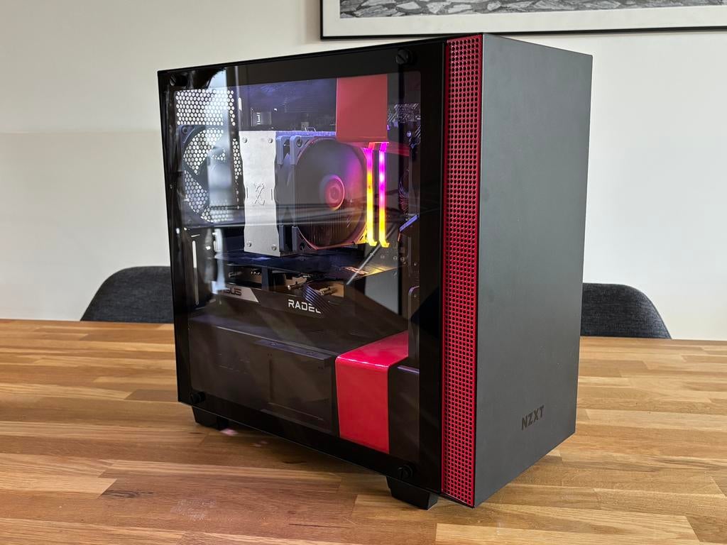 Snelle gaming PC Ryzen 7 5700X3D 6600XT 32GB RAM RGB, Informatique & Logiciels, Ordinateurs de bureau, Comme neuf, 4 Ghz ou plus