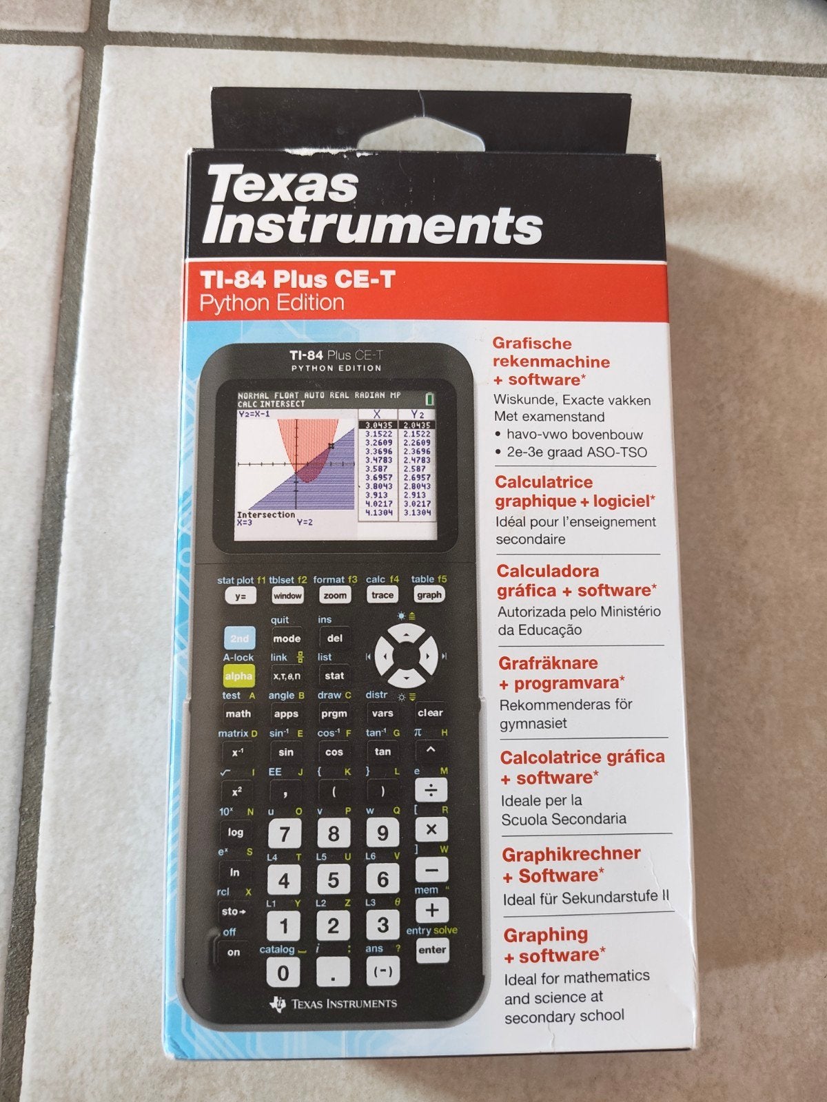 Texas instruments TI-84 plus CE-T: python edition, Diversen, Ophalen