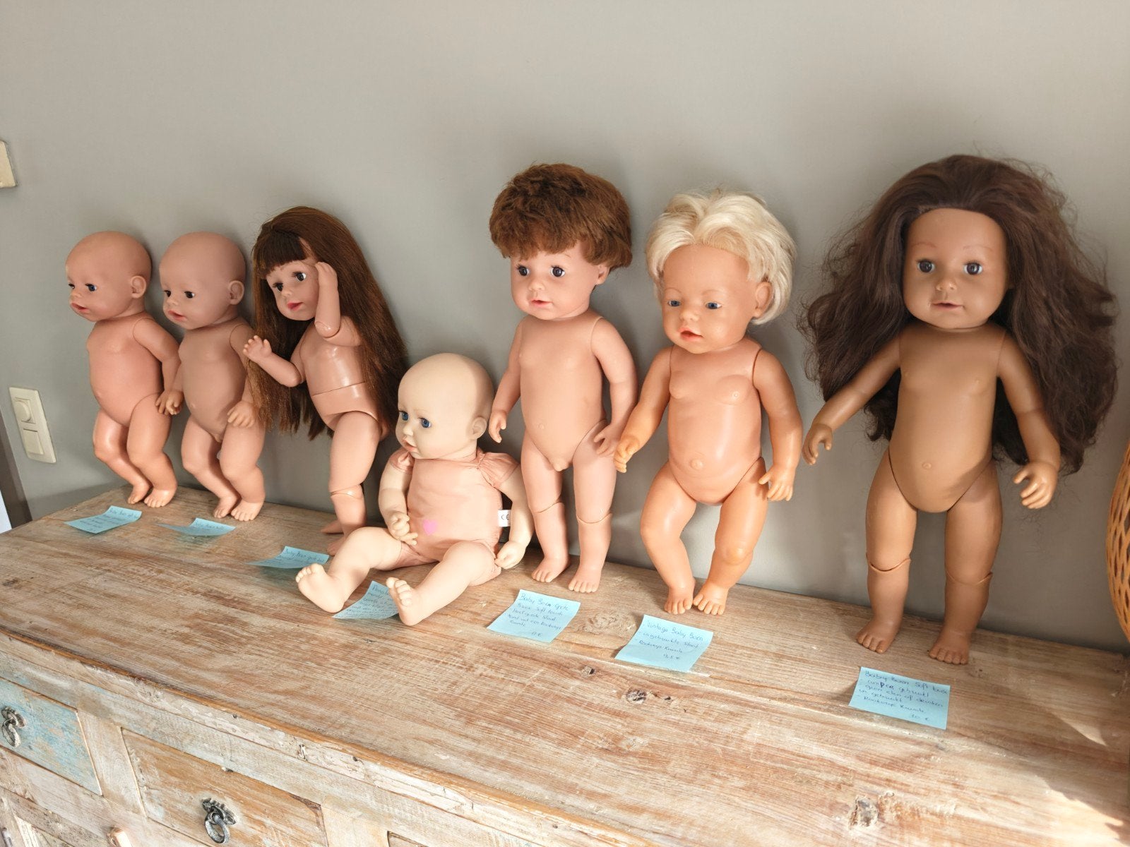 Verschillende baby Born poppen te koop., Ophalen of Verzenden, Gebruikt, Babypop