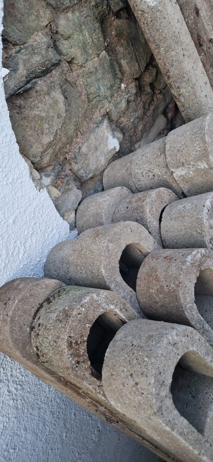 Barrière en beton, Enlèvement, Béton