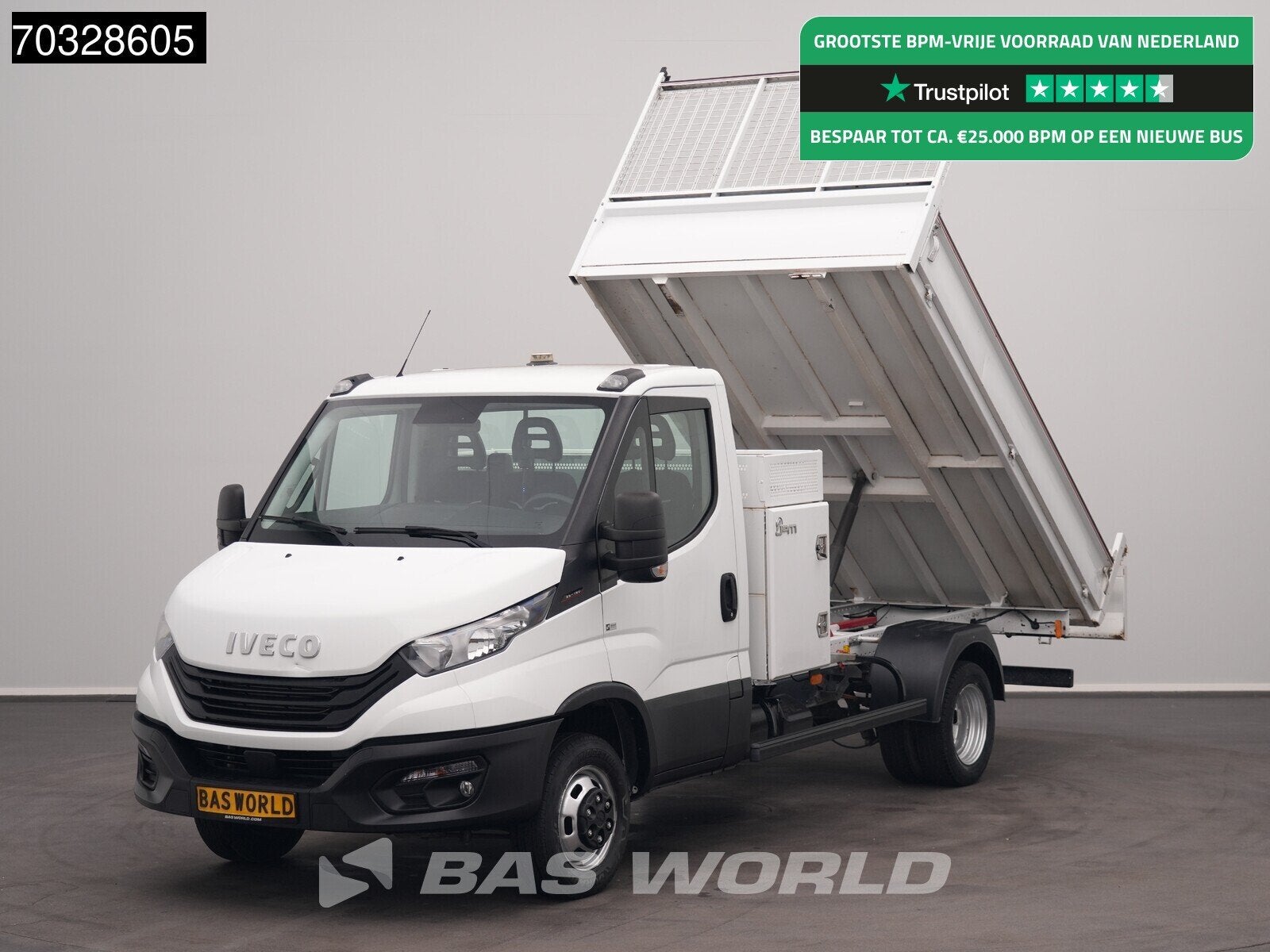 Iveco Daily 35C16 3.0L Dubbellucht Kipper Airco Cruise 3,5t, Achat, Euro 6, Entreprise, Boîte manuelle