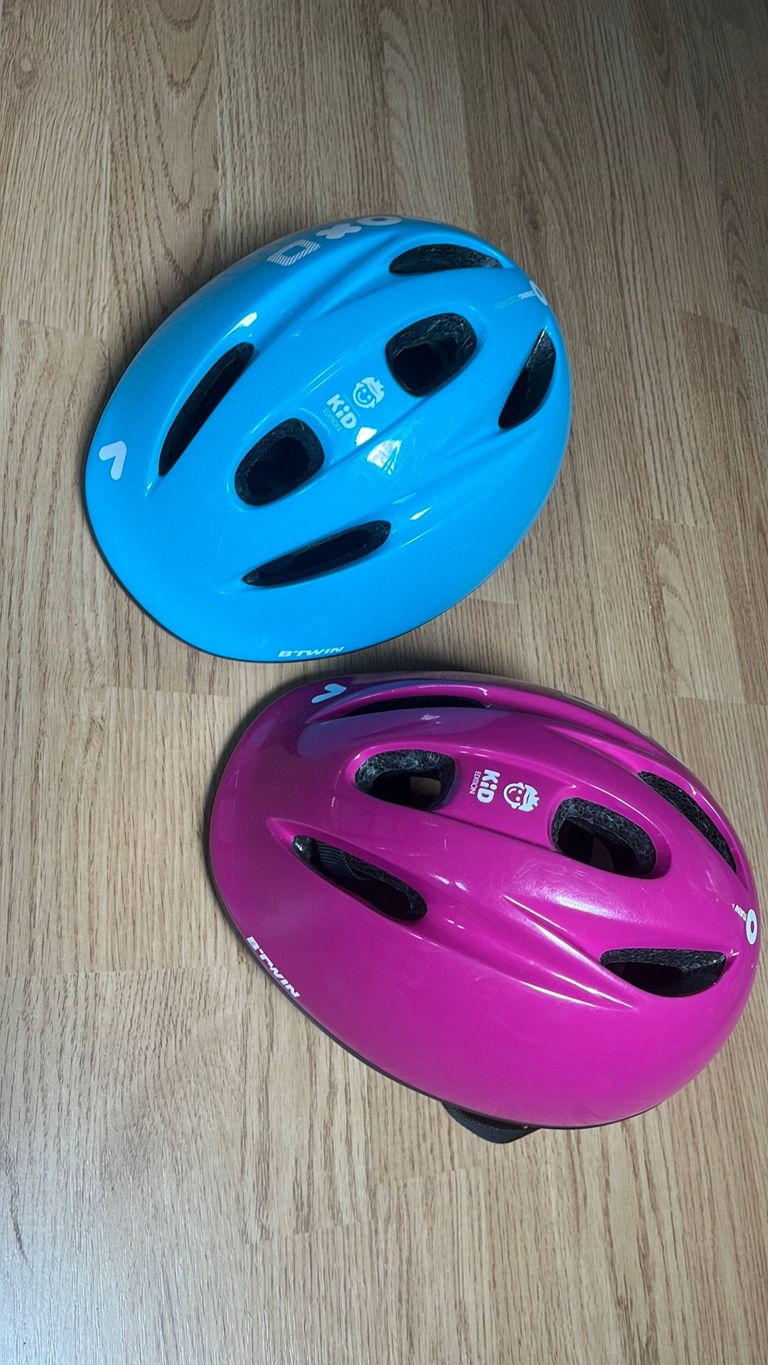 Roze of blauwe kinderfietshelm, Vélos & Vélomoteurs, Enlèvement ou Envoi, Utilisé, XS, Garçon ou Fille