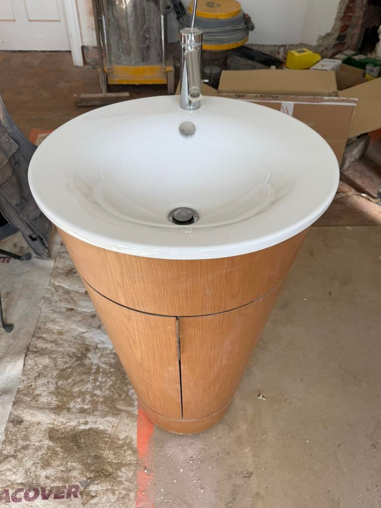 Lavabo Meuble Duravit Starck Ton avec Robinet AXOR starck, Ophalen, Zo goed als nieuw