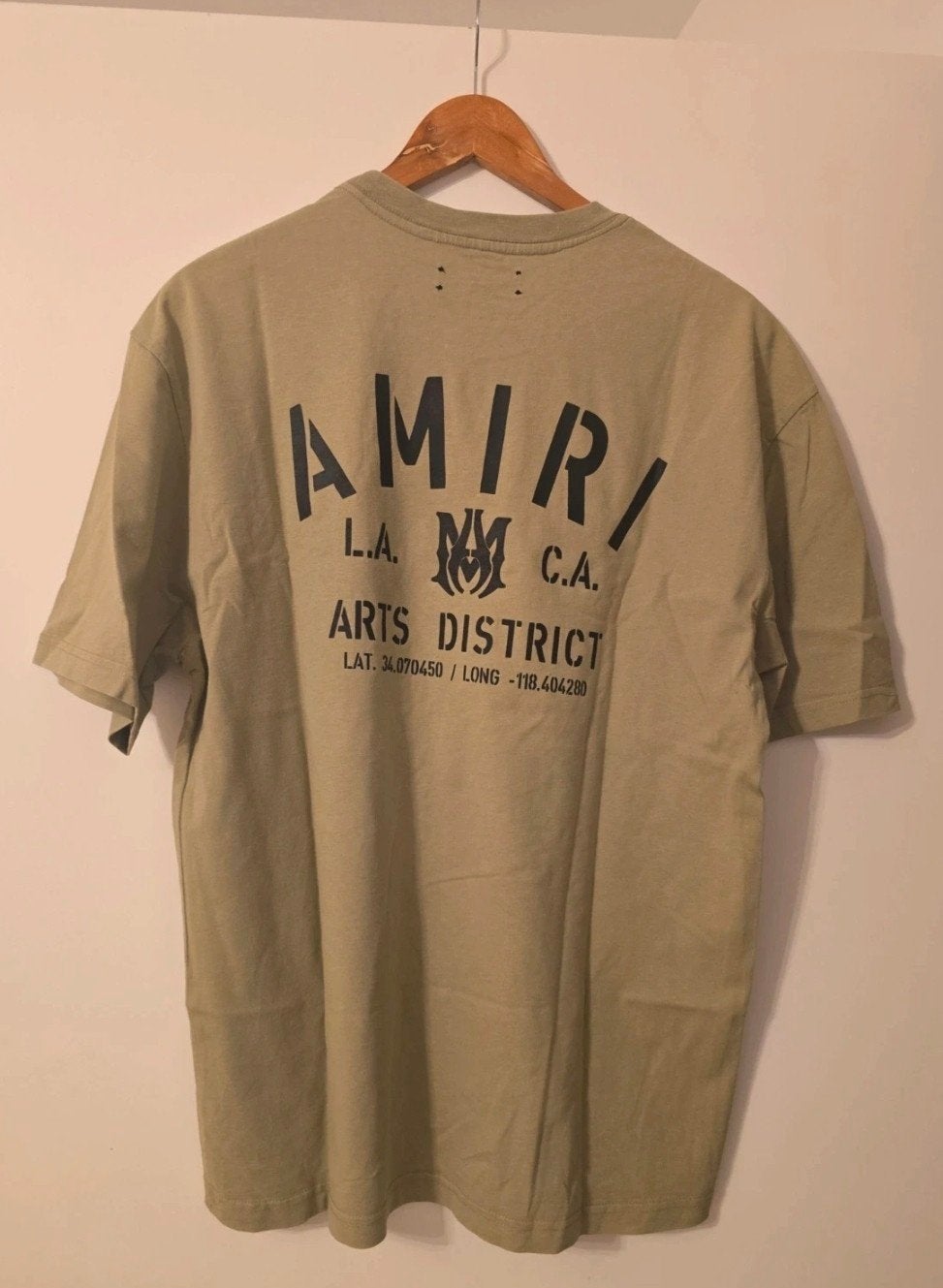 Amiri t-shirt, Kleding | Heren, AMIRI, Zo goed als nieuw, Groen, Verzenden