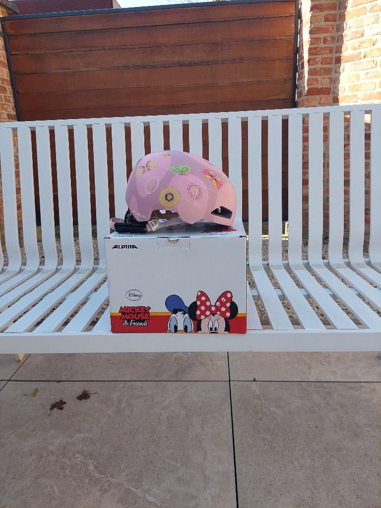 kinderfietshelm ALPINA Disney Minnie Mouse, XXS, Garçon ou Fille, Alpina, Comme neuf