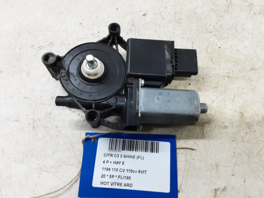 MOTEUR LEVE VITRE ELECTRIQUE ARRIÈRE DROIT C3 (SX / SW), Utilisé, Arrière, Citroën