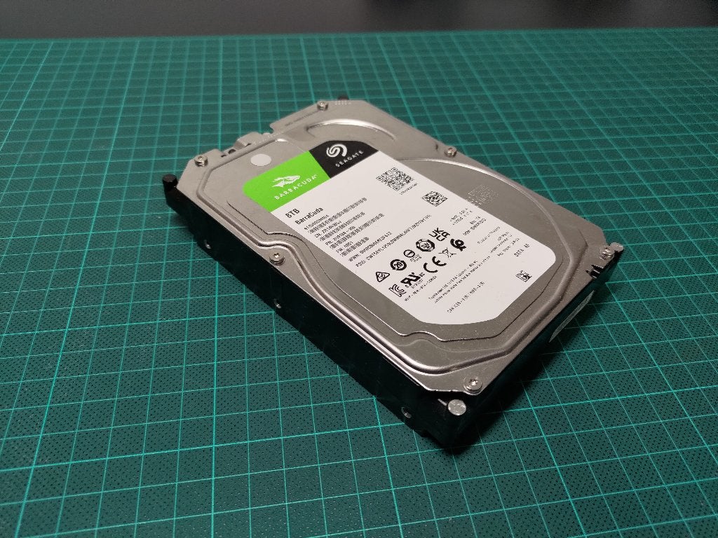 8TB HDD 3.5" Seagate Barracuda (Interne Harde Schijf), 3.5", Interne, Enlèvement, Utilisé