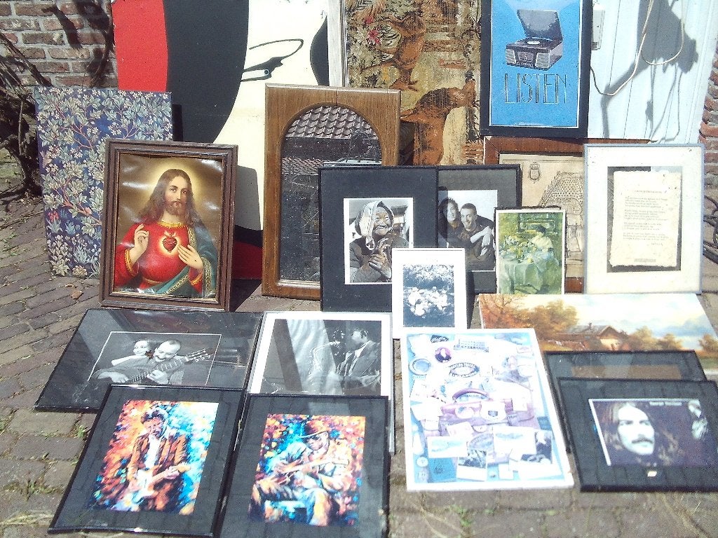 Grote Partij van Kunstwerken en Fotolijsten - GRATIS, Enlèvement