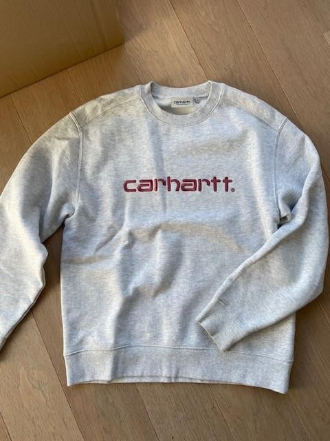Carhartt sweater - licht grijs/roze - XS, Ophalen of Verzenden, Zo goed als nieuw, Maat 34 (XS) of kleiner, Grijs