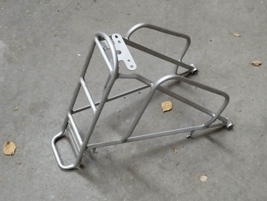 Bagagedrager fiets - titanium - superlicht en sterk, Ophalen