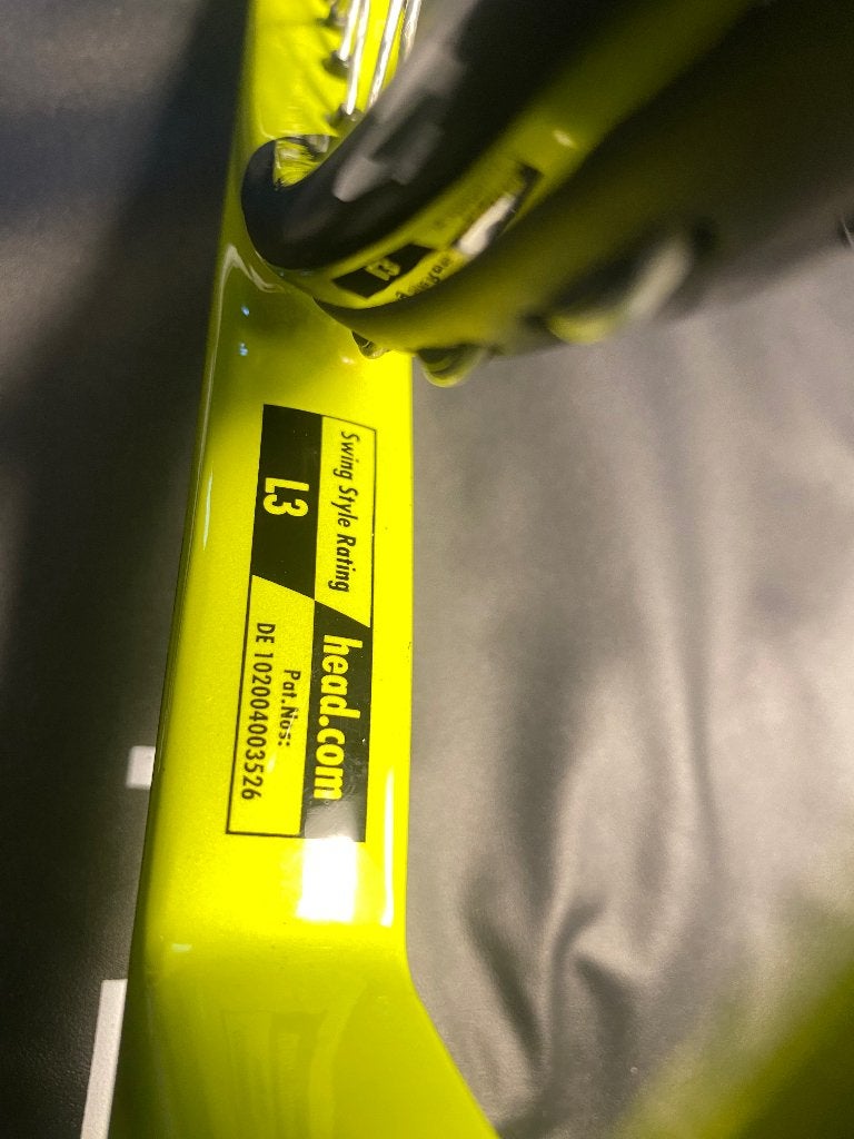 Tennisracket Head Flexpoint heat L3 midplus, Ophalen of Verzenden, Zo goed als nieuw, Head, Racket