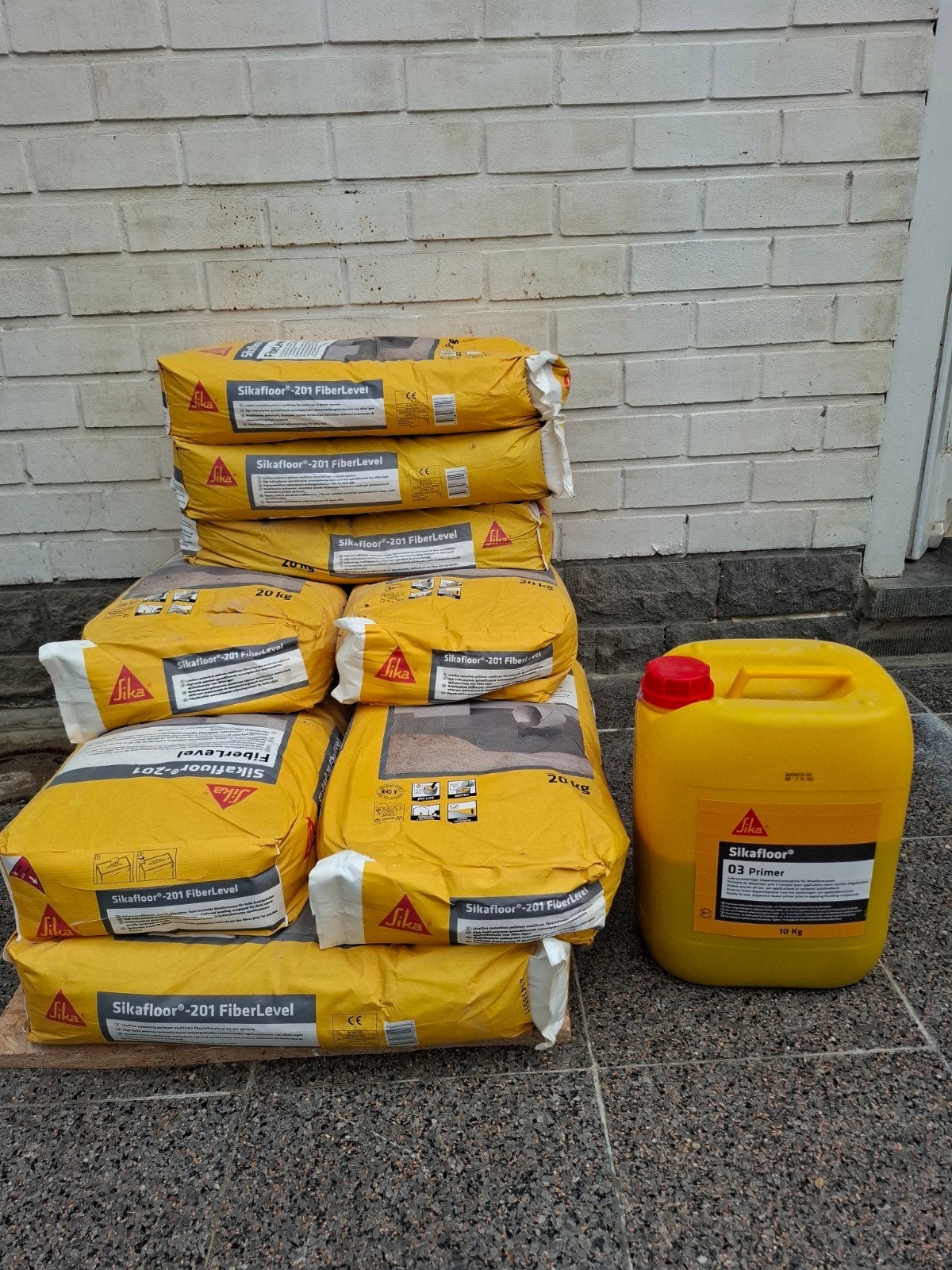 Sikafloor 201 fiberlevel egaline + bijhorende primer, Doe-het-zelf en Bouw, Ophalen