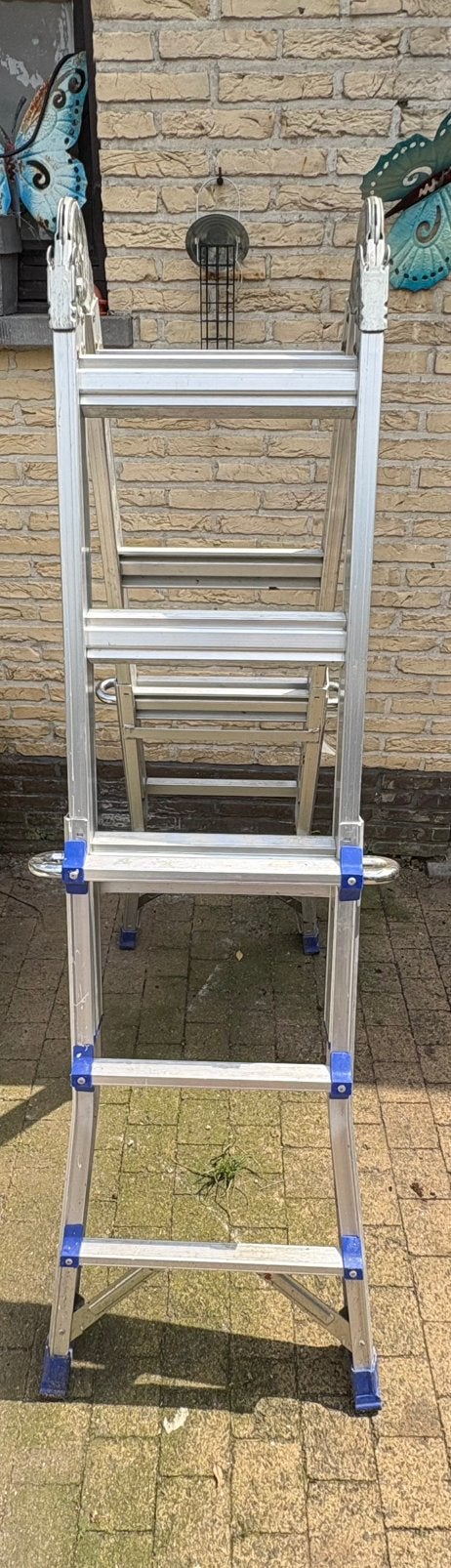 5 ladders te koop, Ophalen, Gebruikt, Ladder, Opvouwbaar of Inschuifbaar