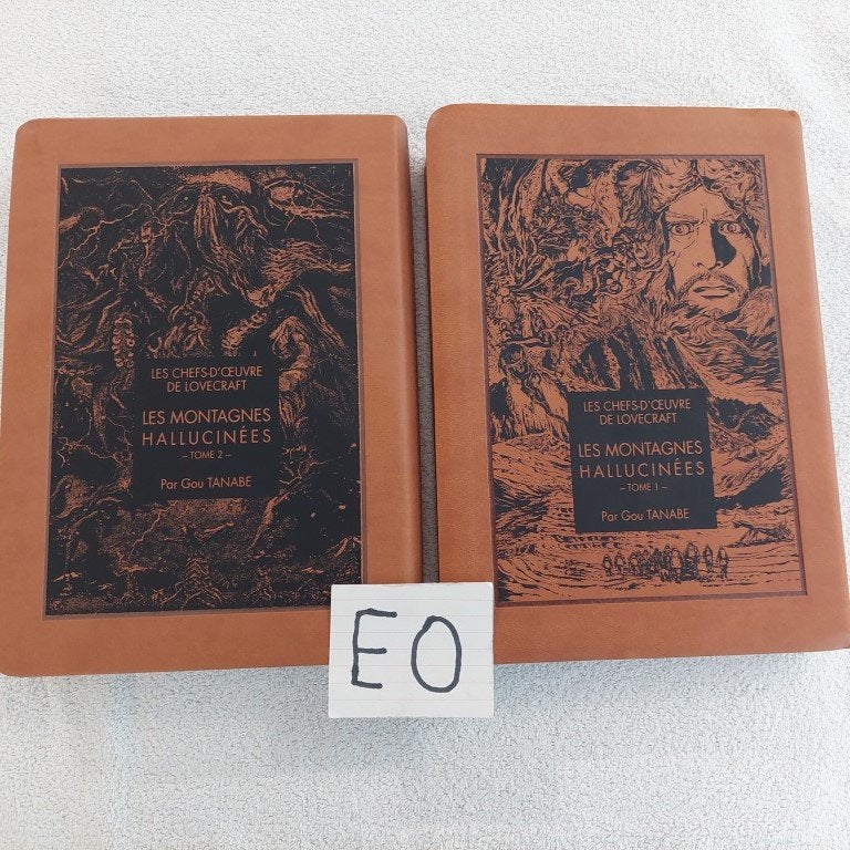 Lovecraft - montagnes hallucinées 1 - 2 EO cuir - Gou Tanabe, Enlèvement ou Envoi, Comme neuf