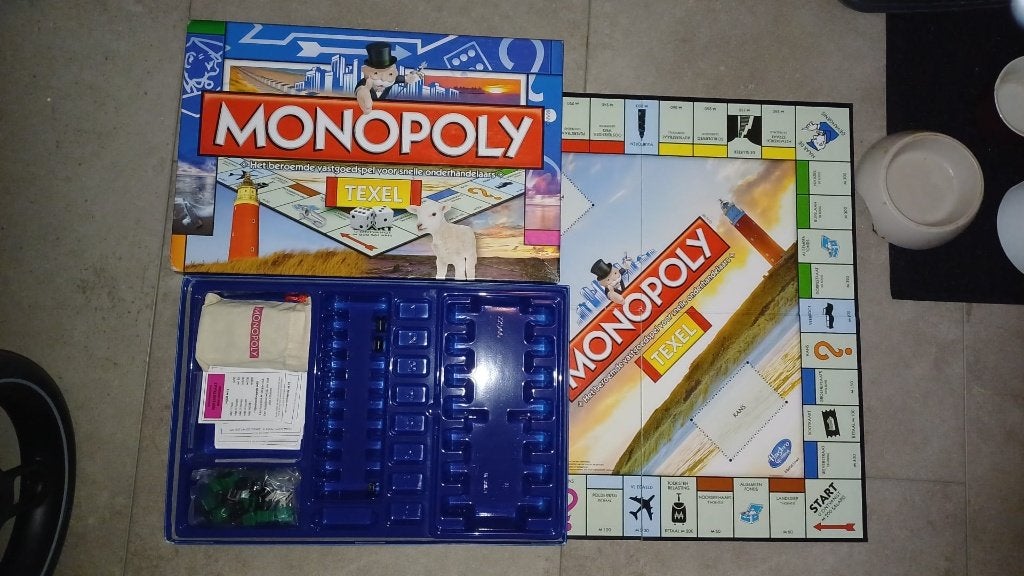 jeu de plateau new Monopoly Texel Monopoly limited, 1 ou 2 joueurs, Enlèvement ou Envoi, Neuf, Monopoly