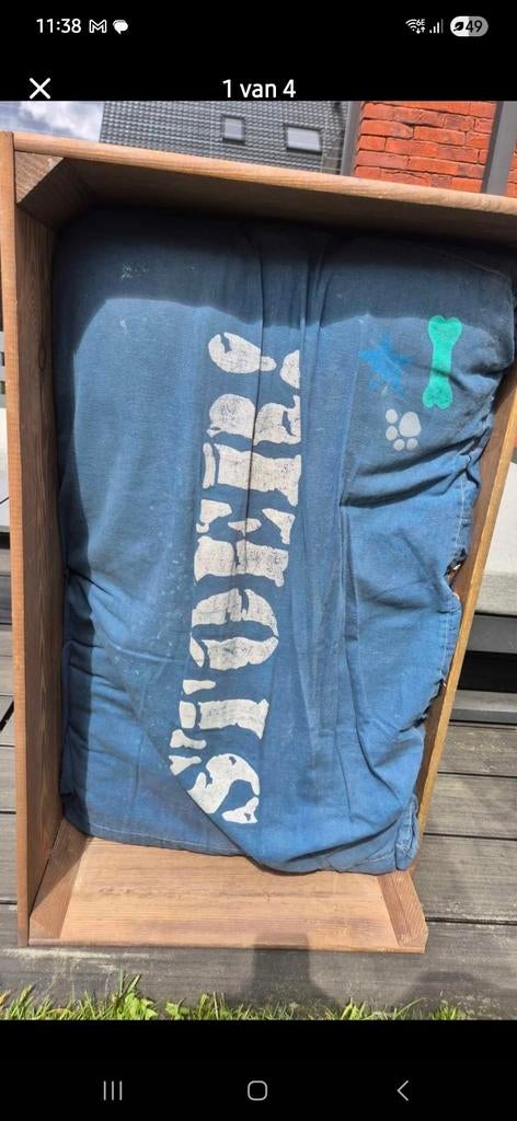 Stoere hondenbak en kussen, Dieren en Toebehoren, Ophalen