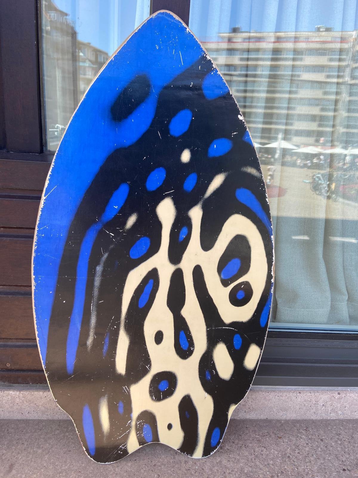 Magnifique petit skimboard bleu, Enlèvement, Utilisé, Planche