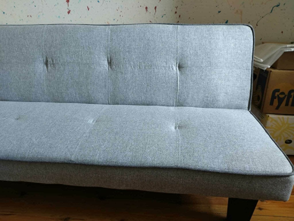 canapé-lit clic clac, Maison & Meubles, Chambre à coucher | Canapés-lits, 90 cm, Gris, Enlèvement, 190 cm ou moins