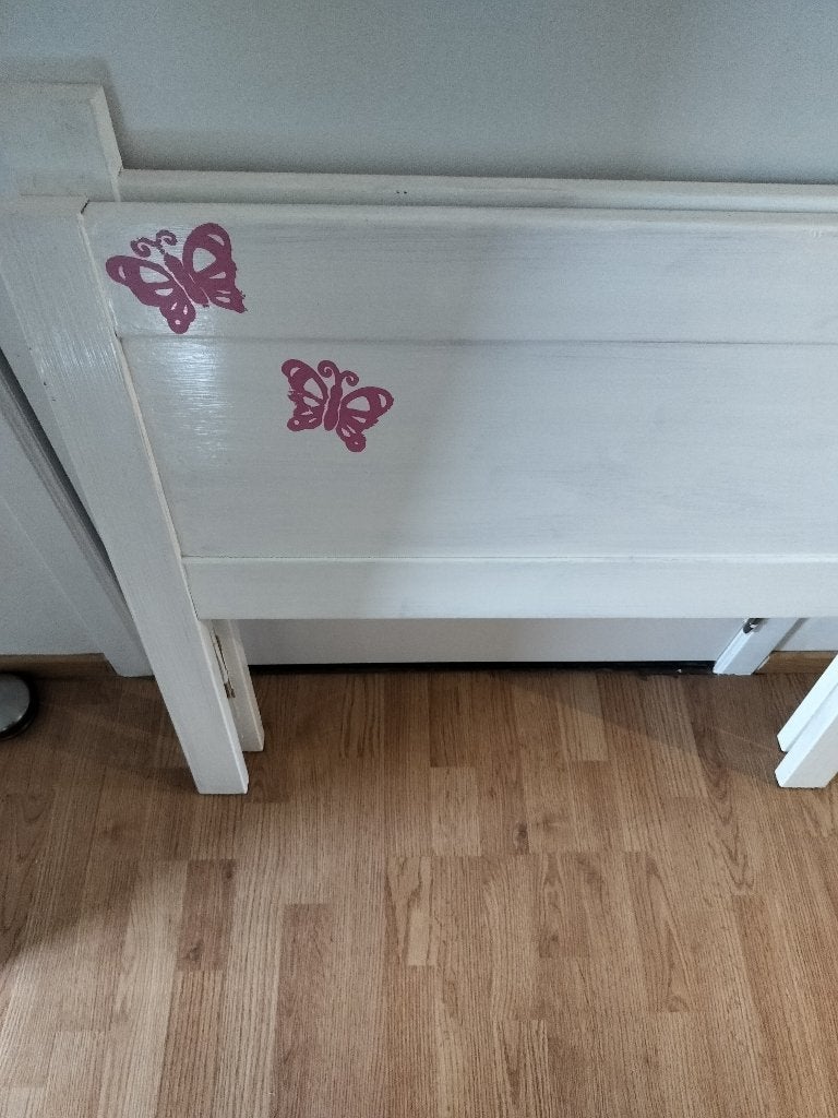 Eenpersoons kinderbed, Ophalen, Gebruikt, 70 tot 85 cm, Lattenbodem