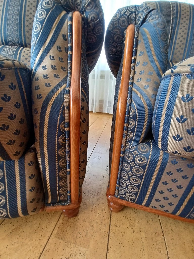 Volledig salon/zetels/fauteuille/sofa: 175+225+275 euro, Antiek en Kunst, Ophalen