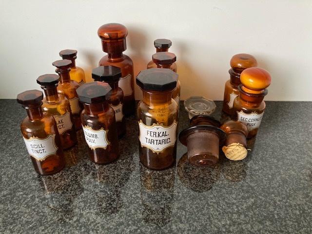 oude apothekers potten, Antiek en Kunst, Curiosa en Brocante, Ophalen of Verzenden