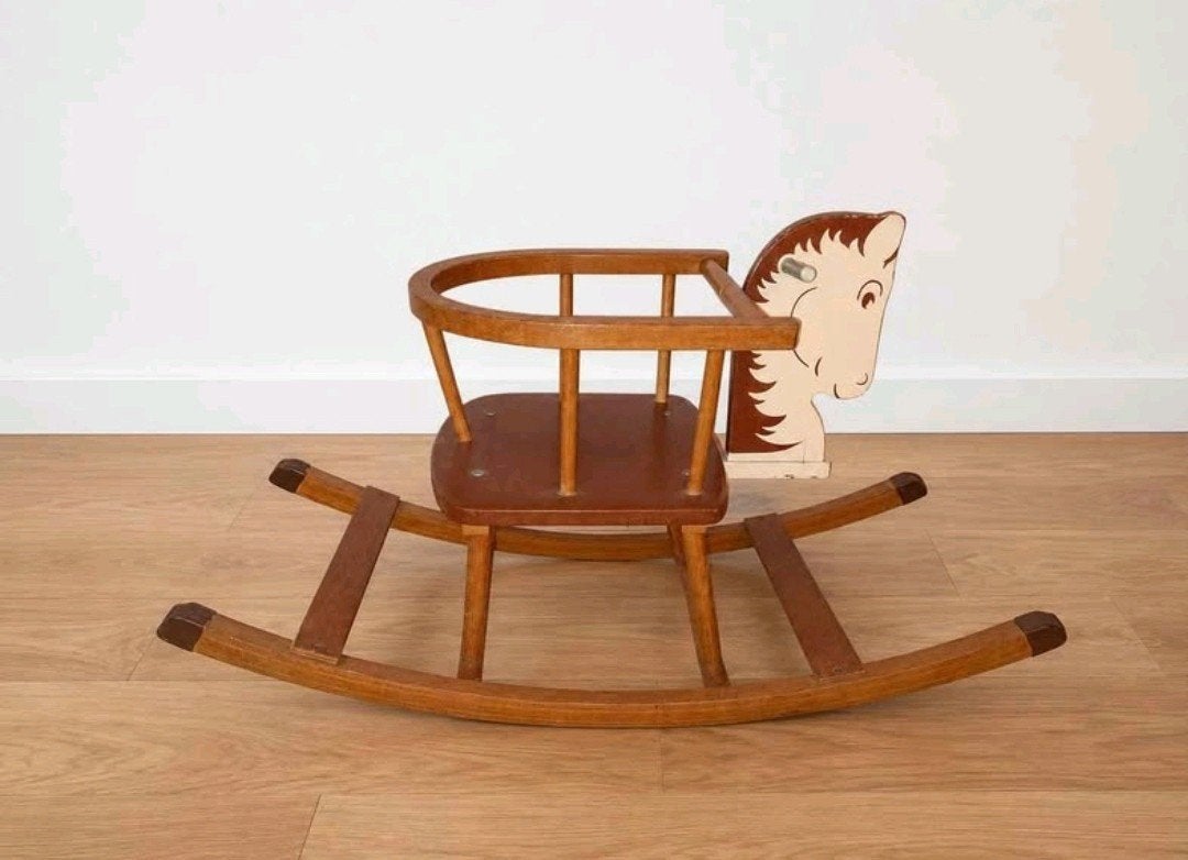 Antiek hobbelpaard, Enfants & Bébés, Jouets | Jouets a bascule, Enlèvement