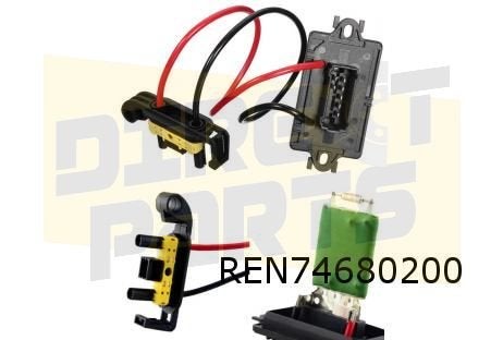 Renault Megane II (9/02-12/08) weerstand kachelmotor (+/-AC), Neuf, -, Renault, -